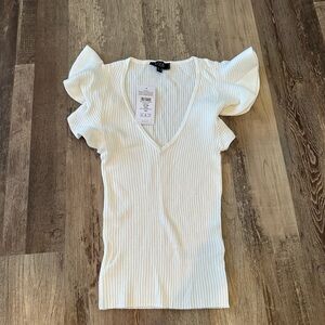 Lipsy Flitter Sleeve top